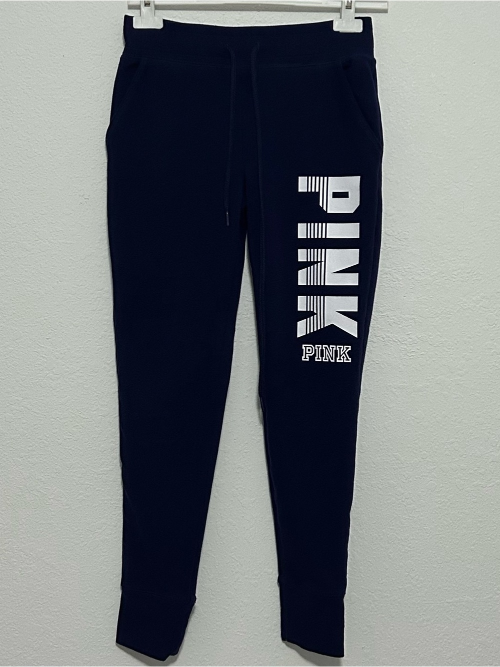 pink victoria’s secret purple sweatpants joggers y2k